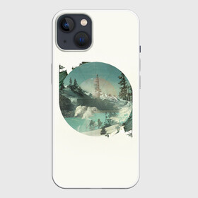 Чехол для iPhone 13 с принтом Необычное окно в Санкт-Петербурге,  |  | мир | окно | отдых | природа | путешествие