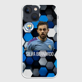 Чехол для iPhone 13 mini с принтом Silva Bernardo Манчестер Сити в Санкт-Петербурге,  |  | manchester city | бернарду силва | манчестер сити | сборная португалии | футбол | футболист