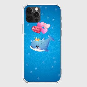 Чехол для iPhone 12 Pro Max с принтом Дельфин с воздушными шариками в Санкт-Петербурге, Силикон |  | cute | dolphin | два дельфина | дельфин | дельфин в море | дельфинами | милый | мир | подводный