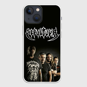 Чехол для iPhone 13 mini с принтом Sepultura в Санкт-Петербурге,  |  | black | brazil | death | metall | rock | sepultura