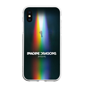 Чехол для iPhone XS Max матовый с принтом Imagine Dragons Evolve в Санкт-Петербурге, Силикон | Область печати: задняя сторона чехла, без боковых панелей | believer | dan reynolds | dragons | evolve | imagine | indie | pop | rock | имежин дрэгонс | инди | поп | рок