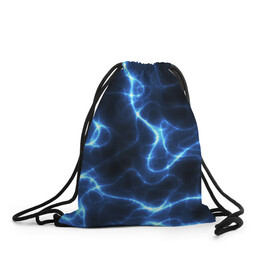 Рюкзак-мешок 3D с принтом Energy Waves в Санкт-Петербурге, 100% полиэстер | плотность ткани — 200 г/м2, размер — 35 х 45 см; лямки — толстые шнурки, застежка на шнуровке, без карманов и подкладки | Тематика изображения на принте: energy | glow | light | neon | waves