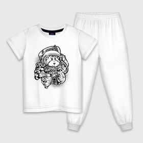 Детская пижама хлопок с принтом Хомяк космонавт в Санкт-Петербурге, 100% хлопок |  брюки и футболка прямого кроя, без карманов, на брюках мягкая резинка на поясе и по низу штанин
 | астронавт | астрономия | космонавты | космос | хомяк космонавт