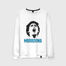Мужской свитшот хлопок с принтом Maradona Scream в Санкт-Петербурге, 100% хлопок |  | argentina | maradona | messi | sport | аргентина | гол | диего | марадона | месси | мяч | рука бога | спорт | футбол | чемпион