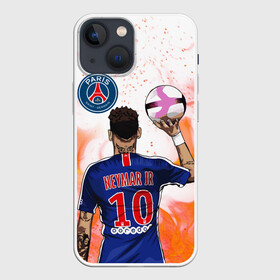 Чехол для iPhone 13 mini с принтом НЕЙМАР   NEYMAR   ПСЖ в Санкт-Петербурге,  |  | football | neymar | paris saint germain football club | sport | uefa | неймар | неймар да силва сантос жуниор | пари сен жермен | псж | сборная бразилии | спорт | уефа. | футбол