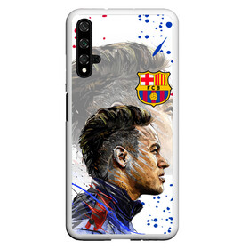 Чехол для Honor 20 с принтом НЕЙМАР / NEYMAR / БАРСЕЛОНА в Санкт-Петербурге, Силикон | Область печати: задняя сторона чехла, без боковых панелей | barcelona. | football | neymar | paris saint germain football club | sport | uefa | барселона | неймар | неймар да силва сантос жуниор | пари сен жермен | псж | сборная бразилии | спорт | уефа | футбол