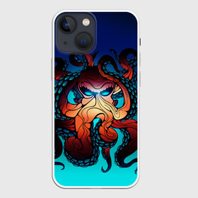 Чехол для iPhone 13 mini с принтом Кракен | Octopus в Санкт-Петербурге,  |  | animal | beast | kraken | monster | ocean | octopus | sea | water | waves | вода | волны | животные | звери | кракен | монстр | море | океан | осьминог | рыбы | щупальца