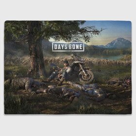 Плед 3D с принтом Days gone Дикон и толпа фриков в Санкт-Петербурге, 100% полиэстер | закругленные углы, все края обработаны. Ткань не мнется и не растягивается | Тематика изображения на принте: action | animals | days gone | deacon | gamer | games | nextgen | pandemic | pc | player | playstation | ps 5 | steam | top | valve | weapon | xbox | zombie | валв | видео игры | животные | жизнь после | зомби | игрок | иксбокс | некстген | оружи