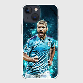 Чехол для iPhone 13 mini с принтом Серхио Агуэро в Санкт-Петербурге,  |  | sergio aguero | аргентина | манчестер | манчестер сити | фк | футбол | футбольный клуб