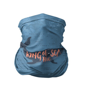 Бандана-труба 3D с принтом Король моря в Санкт-Петербурге, 100% полиэстер, ткань с особыми свойствами — Activecool | плотность 150‒180 г/м2; хорошо тянется, но сохраняет форму | king | sea | whale | звезда | звезды | кит | киты | король | луна | моря | на синем | ночь