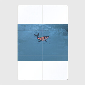 Магнитный плакат 2Х3 с принтом Король моря в Санкт-Петербурге, Полимерный материал с магнитным слоем | 6 деталей размером 9*9 см | Тематика изображения на принте: king | sea | whale | звезда | звезды | кит | киты | король | луна | моря | на синем | ночь