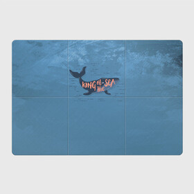 Магнитный плакат 3Х2 с принтом Король моря в Санкт-Петербурге, Полимерный материал с магнитным слоем | 6 деталей размером 9*9 см | Тематика изображения на принте: king | sea | whale | звезда | звезды | кит | киты | король | луна | моря | на синем | ночь