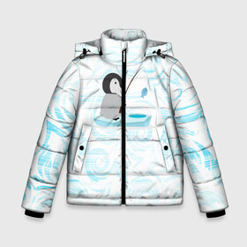 Зимняя куртка для мальчиков 3D с принтом Пингвин рыбачит в Санкт-Петербурге, ткань верха — 100% полиэстер; подклад — 100% полиэстер, утеплитель — 100% полиэстер | длина ниже бедра, удлиненная спинка, воротник стойка и отстегивающийся капюшон. Есть боковые карманы с листочкой на кнопках, утяжки по низу изделия и внутренний карман на молнии. 

Предусмотрены светоотражающий принт на спинке, радужный светоотражающий элемент на пуллере молнии и на резинке для утяжки | fish | fishing | ловит рыбу | пингвин | рыба | рыбалка | рыбачит