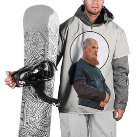 Накидка на куртку 3D с принтом Ragnarr Saint в Санкт-Петербурге, 100% полиэстер |  | Тематика изображения на принте: viking | vikings | альфред великий | аслауг | викинг | викинги | конунг | лагерта | один | рагнар лодброк | сериал | сериалы | харальд
