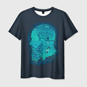 Мужская футболка 3D с принтом Ragnarr Art в Санкт-Петербурге, 100% полиэфир | прямой крой, круглый вырез горловины, длина до линии бедер | viking | vikings | альфред великий | аслауг | викинг | викинги | конунг | лагерта | один | рагнар лодброк | сериал | сериалы | харальд