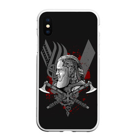 Чехол для iPhone XS Max матовый с принтом Vikings Art в Санкт-Петербурге, Силикон | Область печати: задняя сторона чехла, без боковых панелей | viking | vikings | альфред великий | аслауг | викинг | викинги | конунг | лагерта | один | рагнар лодброк | сериал | сериалы | харальд