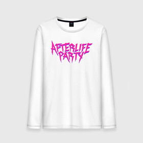 Мужской лонгслив хлопок с принтом Afterlife Party в Санкт-Петербурге, 100% хлопок |  | fortnite | gamers | games | music | party | вечеринка | джей бавлин | игры | королевская битва | фортнайт