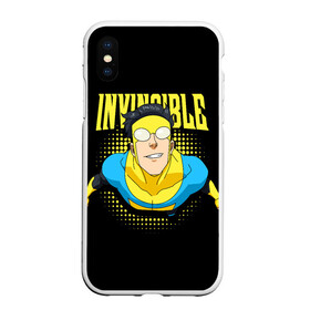 Чехол для iPhone XS Max матовый с принтом Invincible в Санкт-Петербурге, Силикон | Область печати: задняя сторона чехла, без боковых панелей | invincible | комикс | марк грейсон | мультсериал | неуязвимый | супергерой