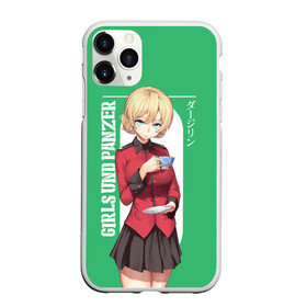 Чехол для iPhone 11 Pro матовый с принтом Darjeeling в Санкт-Петербурге, Силикон |  | darjeeling | girls und panzer | girls und panzer правда | дарджилинг | девочки и танки | девушки и танки | катюша | нисидзуми михо | правда | танки