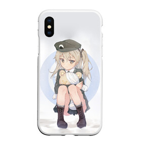 Чехол для iPhone XS Max матовый с принтом Girls und Panzer в Санкт-Петербурге, Силикон | Область печати: задняя сторона чехла, без боковых панелей | darjeeling | girls und panzer | girls und panzer правда | дарджилинг | девочки и танки | девушки и танки | катюша | нисидзуми михо | правда | танки