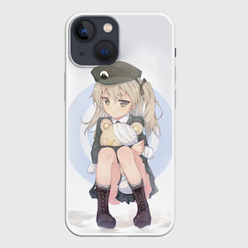 Чехол для iPhone 13 mini с принтом Girls und Panzer в Санкт-Петербурге,  |  | Тематика изображения на принте: darjeeling | girls und panzer | girls und panzer правда | дарджилинг | девочки и танки | девушки и танки | катюша | нисидзуми михо | правда | танки