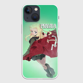 Чехол для iPhone 13 mini с принтом Pravda в Санкт-Петербурге,  |  | darjeeling | girls und panzer | girls und panzer правда | дарджилинг | девочки и танки | девушки и танки | катюша | нисидзуми михо | правда | танки