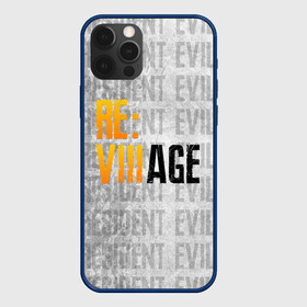 Чехол для iPhone 12 Pro с принтом RE VILLAGE LOGO ДЕРЕВНЯ ОБИТЕЛЬ ЗЛА ЛОГО (Z) в Санкт-Петербурге, силикон | область печати: задняя сторона чехла, без боковых панелей | horror | lady dimitrescu | resident evil | resident evil 8 | village | демитреска | деревня | димитреску | леди димитреска | обитель зла | резидент эвил | ресидент евил | хоррор