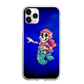 Чехол для iPhone 11 Pro матовый с принтом Русалка скелет Mermaid skeleton в Санкт-Петербурге, Силикон |  | Тематика изображения на принте: mermaid | naiad | nymph | rusalka | ведява | водяница | восточнославянская мифология | дух | лесовица | мифология | морская дева | нимфа | русал | русалии | русалка | русалочка | ундина | фараонка