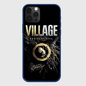 Чехол для iPhone 12 Pro с принтом Resident Evil Village в Санкт-Петербурге, силикон | область печати: задняя сторона чехла, без боковых панелей | Тематика изображения на принте: resident evil village | деревня | игры | итан уинтерс | крылья | обитиель зла | перья | ужасы