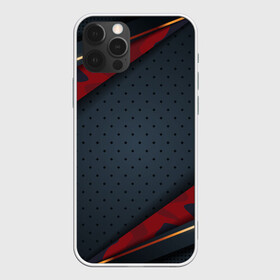 Чехол для iPhone 12 Pro Max с принтом 3D Dark red & black в Санкт-Петербурге, Силикон |  | 3d | 3д | sport | абстракция | линии | паттерн | соты | спортивный стиль | текстуры