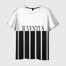 Мужская футболка 3D с принтом Juventus | Tee Black and White (2021/22) в Санкт-Петербурге, 100% полиэфир | прямой крой, круглый вырез горловины, длина до линии бедер | Тематика изображения на принте: 0x000000123 | juve | juventus | ronaldo | криштьяно | роналдо | юве | ювентус