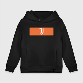 Детское худи Oversize хлопок с принтом Juventus | Tee Cut & Sew (2021 в Санкт-Петербурге, френч-терри — 70% хлопок, 30% полиэстер. Мягкий теплый начес внутри —100% хлопок | боковые карманы, эластичные манжеты и нижняя кромка, капюшон на магнитной кнопке | 0x000000123 | juve | juventus | ronaldo | криштьяно | роналдо | юве | ювентус