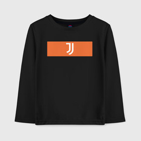 Детский лонгслив хлопок с принтом Juventus | Tee Cut & Sew (2021 в Санкт-Петербурге, 100% хлопок | круглый вырез горловины, полуприлегающий силуэт, длина до линии бедер | 0x000000123 | juve | juventus | ronaldo | криштьяно | роналдо | юве | ювентус