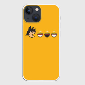 Чехол для iPhone 13 mini с принтом Son Goku. Noodle Eater в Санкт-Петербурге,  |  | ball | birus | broly | dragon | eater | frieza | goku | majin | man | pac | piccolo | saiyan | sayan | sell | sleep | super | trunks | vejeta | бирус | броли | буу | веджета | гоку | драконий | жемчуг | курилин | маджин | пикколо | сайян | саян | селл | с