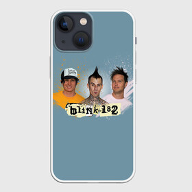 Чехол для iPhone 13 mini с принтом Blink 182 в Санкт-Петербурге,  |  | duck tape | mark hoppus | matt skiba | music | pop | punk | rock | travis barker