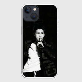Чехол для iPhone 13 с принтом Namjoon black в Санкт-Петербурге,  |  | bts | pop | битиэс | бтс | ви | джей хоуп | джонгук | корейцы | музыка | поп | попса | рм | чимин | чин сюги