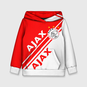 Детская толстовка 3D с принтом FC AJAX AMSTERDAM / ФК АЯКС в Санкт-Петербурге, 100% полиэстер | двухслойный капюшон со шнурком для регулировки, мягкие манжеты на рукавах и по низу толстовки, спереди карман-кенгуру с мягким внутренним слоем | ajax amsterdam | fifa | football | football club. | sport | uefa | английская премьер лига | аякс амстердам | лига финал | матч | спорт | уефа | финал | фифа | футбол | футбольный клуб