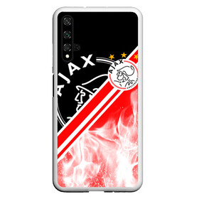 Чехол для Honor 20 с принтом FC AJAX AMSTERDAM / ФК АЯКС в Санкт-Петербурге, Силикон | Область печати: задняя сторона чехла, без боковых панелей | ajax amsterdam | fifa | football | football club. | sport | uefa | английская премьер лига | аякс амстердам | лига финал | матч | спорт | уефа | финал | фифа | футбол | футбольный клуб