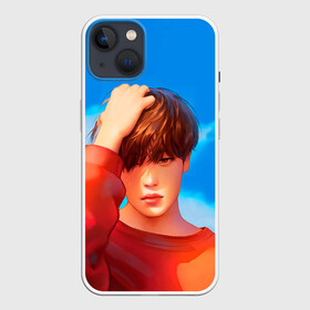 Чехол для iPhone 13 с принтом Park Jimin Art в Санкт-Петербурге,  |  | bts | pop | битиэс | бтс | ви | джей хоуп | джонгук | корейцы | музыка | поп | попса | рм | чимин | чин сюги