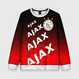 Детский свитшот 3D с принтом FC AJAX AMSTERDAM / ФК АЯКС в Санкт-Петербурге, 100% полиэстер | свободная посадка, прямой крой, мягкая тканевая резинка на рукавах и понизу свитшота | ajax amsterdam | fifa | football | football club. | sport | uefa | английская премьер лига | аякс амстердам | лига финал | матч | спорт | уефа | финал | фифа | футбол | футбольный клуб