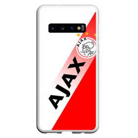 Чехол для Samsung Galaxy S10 с принтом FC AJAX AMSTERDAM / ФК АЯКС в Санкт-Петербурге, Силикон | Область печати: задняя сторона чехла, без боковых панелей | Тематика изображения на принте: ajax amsterdam | fifa | football | football club. | sport | uefa | английская премьер лига | аякс амстердам | лига финал | матч | спорт | уефа | финал | фифа | футбол | футбольный клуб