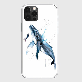 Чехол для iPhone 12 Pro Max с принтом кит в Санкт-Петербурге, Силикон |  | ocean | sea | sea animal | whale | акварель | кит | море | океан | рисунок кита