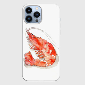 Чехол для iPhone 13 Pro Max с принтом креветка в Санкт-Петербурге,  |  | ocean | sea | sea animal | креветка | лобстер | море | океан | рак