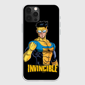 Чехол для iPhone 12 Pro с принтом Mark Grayson (Invincible) в Санкт-Петербурге, силикон | область печати: задняя сторона чехла, без боковых панелей | allen | atom | debbie | eve | girl | grayson | immortal | invincible | man | mark | monster | nolan | omni | атом | атомная | вильтрум | вильтрумит | воительница | грейсон | дебби | ева | костюм | марк | монстр | мэн | неуязвимый |