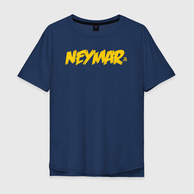 Мужская футболка хлопок Oversize с принтом Neymar Jr logo в Санкт-Петербурге, 100% хлопок | свободный крой, круглый ворот, “спинка” длиннее передней части | brazil | champions | fifa | junior | neymar | neymar jr | paris saint germain | psg | uefa | бразилия | джуниор | младший | наймар | неймар | пари сен жермен | петух | псж | сборная бразилии | уефа | фифа | футбик | футбол 