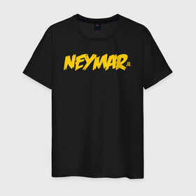 Мужская футболка хлопок с принтом Neymar Jr logo в Санкт-Петербурге, 100% хлопок | прямой крой, круглый вырез горловины, длина до линии бедер, слегка спущенное плечо. | brazil | champions | fifa | junior | neymar | neymar jr | paris saint germain | psg | uefa | бразилия | джуниор | младший | наймар | неймар | пари сен жермен | петух | псж | сборная бразилии | уефа | фифа | футбик | футбол 