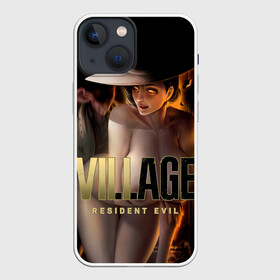 Чехол для iPhone 13 mini с принтом Resident Evil Village в Санкт-Петербурге,  |  | resident evil village | survival horror | деревня | компьютерная игра | леди альсина димитреску | обитель зла | ужас выживания
