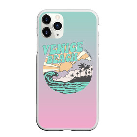 Чехол для iPhone 11 Pro матовый с принтом VENICE BEACH в Санкт-Петербурге, Силикон |  | venice | восход | закат | море | небо | отдых | пальмы | пляж | природа | солнце