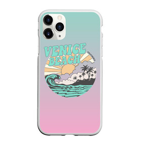 Чехол для iPhone 11 Pro матовый с принтом VENICE BEACH в Санкт-Петербурге, Силикон |  | Тематика изображения на принте: venice | восход | закат | море | небо | отдых | пальмы | пляж | природа | солнце