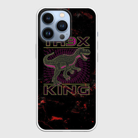 Чехол для iPhone 13 Pro с принтом T rex KING в Санкт-Петербурге,  |  | dino | rex | roar | t rex | дино | динозавр | динозавры